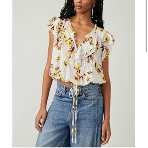 Free People short sleeve blouse